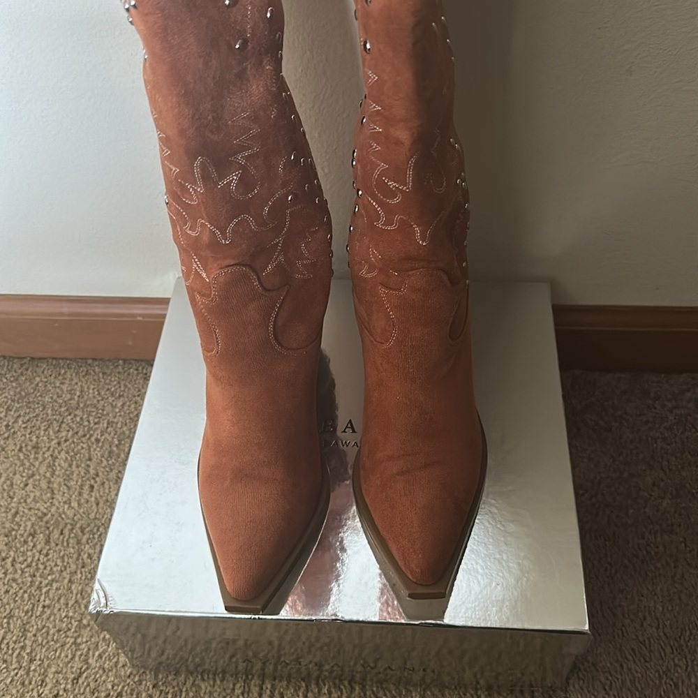 Azalea Wang Beckett Style Boots -7.5 - Picture 12 of 16